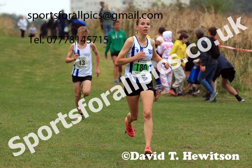 Boys and Girls Under-15s, 2024 Sunderland XC Relays.  Photo: David T. Hewitson/Sports for All Pics